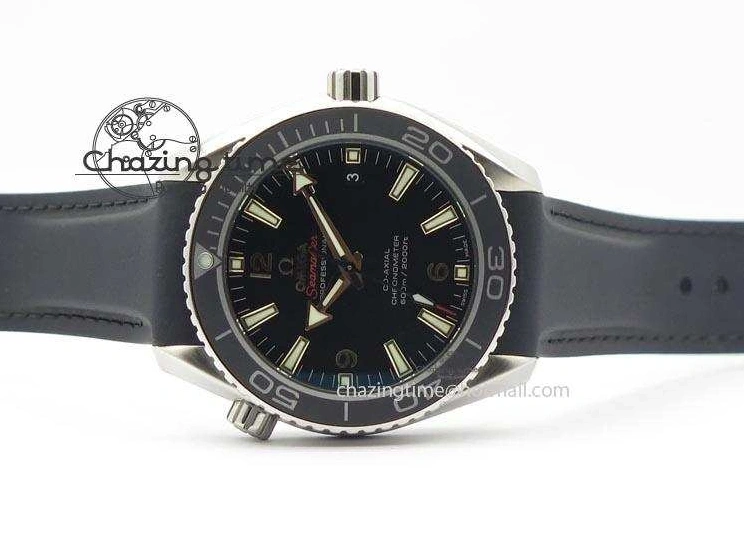 1218 Colorful Planet Ocean SS Bp Maker 45mm Black Bezel On Black Rubber Strap A 8219